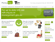 Tablet Screenshot of moneyhelp.org.au